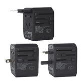 AD 11 Light Up Logo TYPE-C + 4 USB Port Universal Travel Adapter